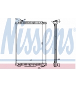 NISSENS - 626570 - Радиатор охлаждения двигателя MERCEDES-BENZ
