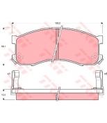 TRW - GDB1037 - Колодки тормозные дисковые GDB1037