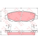 TRW - GDB1185 - Колодки тормозные дисковые GDB1185