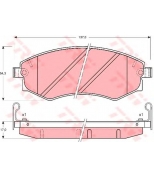 TRW - GDB3169 - Колодки тормозные дисковые GDB3169