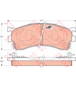 TRW - GDB3192 - Колодки тормозные дисковые GDB3192