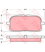 TRW - GDB3225 - Колодки тормозные дисковые GDB3225