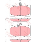 TRW - GDB3398 - Колодки тормозные дисковые GDB3398