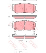 TRW - GDB3417 - Колодки тормозные дисковые GDB3417