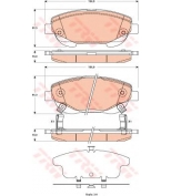 TRW - GDB3518 - Колодки тормозные дисковые передн