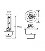 OSRAM - 66240XNB - Лампа D2S 35W P32D-2 XENARC NB (+70%) 66240XNB