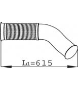 DINEX - 68090 - Приемная труба глушителя