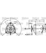 VALEO - 698004 - Мотор вентилятора 698004