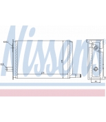 NISSENS - 73330 - 73330 Радиатор отопителя