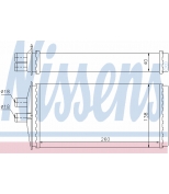 NISSENS - 73655 - Теплообменник, отопление салона