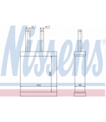 NISSENS - 77519 - радиатор отопителя салона