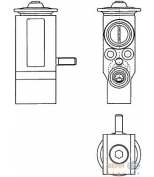 HELLA - 8UW351303381 - Клапан кондиционера
