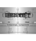 MALO - 80309 - Шланг тормозной задний Ren Megane II , Scenic II