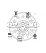 OPTIMAL - SK1386 - РЕМКОМПЛЕКТ РЕМНЯ ГРМ