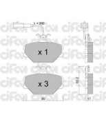 CIFAM - 8220590 - Комплект тормозных колодок, дисковый тормоз