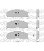 CIFAM - 8226830 - Комплект тормозных колодок, дисковый тормоз