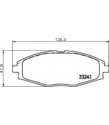 HELLA - 8DB355017021 - Комп. дисковых торм. колодок