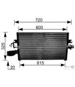 HELLA - 8FC351036501 - Радиатор кондиционера