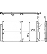 HELLA - 8FC351304771 - Радиатор кондиционера