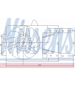 NISSENS - 85141 - Вентилятор  охлаждение двигателя Fiat Punto 1.2/1.6 94-00