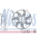 NISSENS - 85749 - Вентилятор радиатора