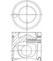 NURAL - 8717930005 - Поршень STD d=128 кам d72.4 -24