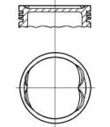 NURAL - 8730680010 - Поршень двигателя: Opel  Vectra A/Kadett E/Calibra 2.0 16V C2.0 XE