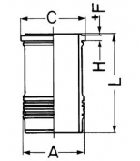 KOLBENSCHMIDT - 89078110 - Гильза Renault RVI MIDR/MIDS/MIPS d120.0 STD KS