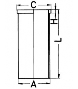 KOLBENSCHMIDT - 89586190 - Гильза цилиндра VW: LT 28-35 II автобус 2.5 SDI/2.