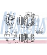 NISSENS - 890035 - Компрессор кондиционера