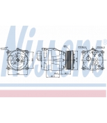 NISSENS - 89048 - Компрессор кондиционера opel astra g  zafira a 1.7d/2.0d 02.98-06.05