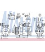 NISSENS - 89329 - Компрессор  кондиционер