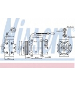 NISSENS - 89339 - Компрессор кондиционера
