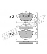 FRITECH - 6913 - Колодки тормозные дисковые Citroen C4 Picasso(Grand) 2.0 06-