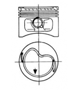 KOLBENSCHMIDT - 93810620 - Поршень в сб.d88,5+1,00 Mercedes M103.980-83/85 -89г.в.