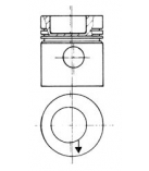 KOLBENSCHMIDT - 93831610 - Поршень в сборе Mercedes