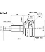 ASVA - TYGXA48 - ШРУС НАРУЖНЫЙ ЗАДНИЙ 32x63x30 (TOYOTA : MARK II GX