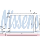 NISSENS - 940319 - Радиатор кондиционера внешний