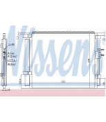 NISSENS - 940391 - Радиатор кондиционера внешний