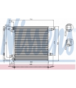 NISSENS - 94568 - Конденсатор кондиционера 94568