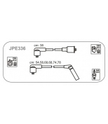 JANMOR - JPE336 - Комплект проводов зажигания MITSUBISHI: MONTERO я 82-91, PAJERO I 82-91, SIGMA 90-96, SIGMA Break 93-96, SIGMA Station Wagon 93-96