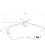 PAGID - T5063 - Колодки тормозные передние к-кт NISSAN PRIMERA P10/P11 90> БЕЗ ABS