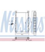NISSENS - 70527 - Теплообменник  отопление салона
