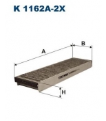 FILTRON - K1162A2X - Фильтр салона (угольный) K 1162A-2x