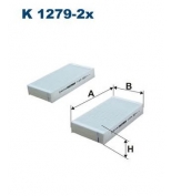 FILTRON - K12792X - Фильтр салонный K1279-2X