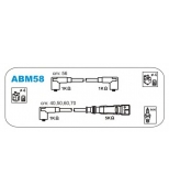 JANMOR - ABM58 - Комплект проводов зажигания SEAT: CORDOBA 93-99, CORDOBA Vario 96-99, INCA 95-, SKODA: OCTAVIA 96-, VW: CADDY II 96-00, CADDY II универсал 95-04, DERBY седан 95-02, GOLF III