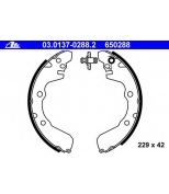 ATE - 03013702882 - Колодки барабанные к-кт MITSUBISHI LANCER/SPACE RUNNER
