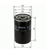 BOSCH - 0451103341 - 0 451 103 341_фильтр масляный! Landrover Freelander 2.0 Di 98>, Rover25/45 2.0iDT 99>