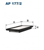 FILTRON - AP1772 - Фильтр воздушный Hyundai Atos 1 0i 12V 4/98-]