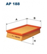 FILTRON - AP188 - Фильтр воздушный AP 188